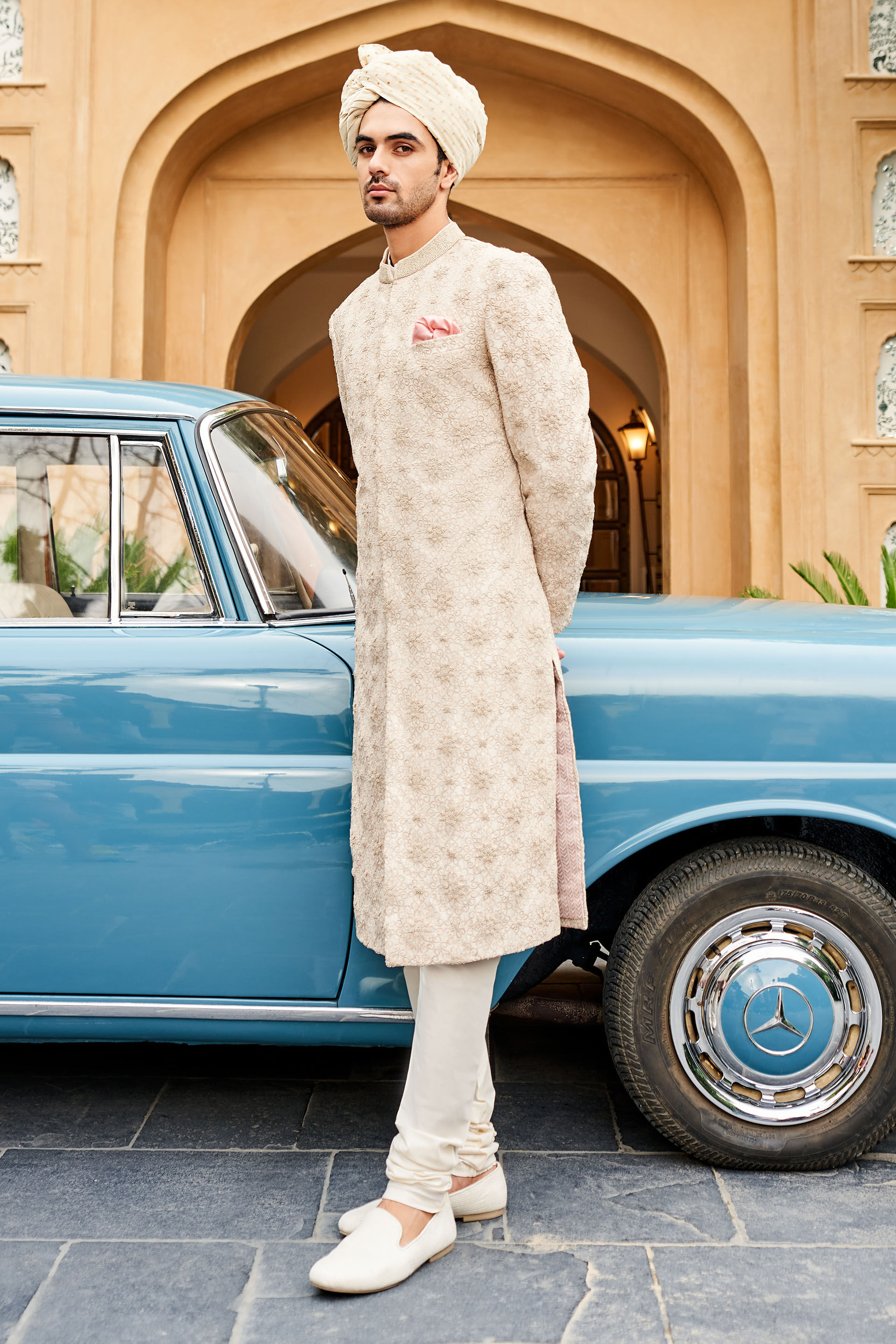 Kavish Sherwani - Off White, Off White, image 2